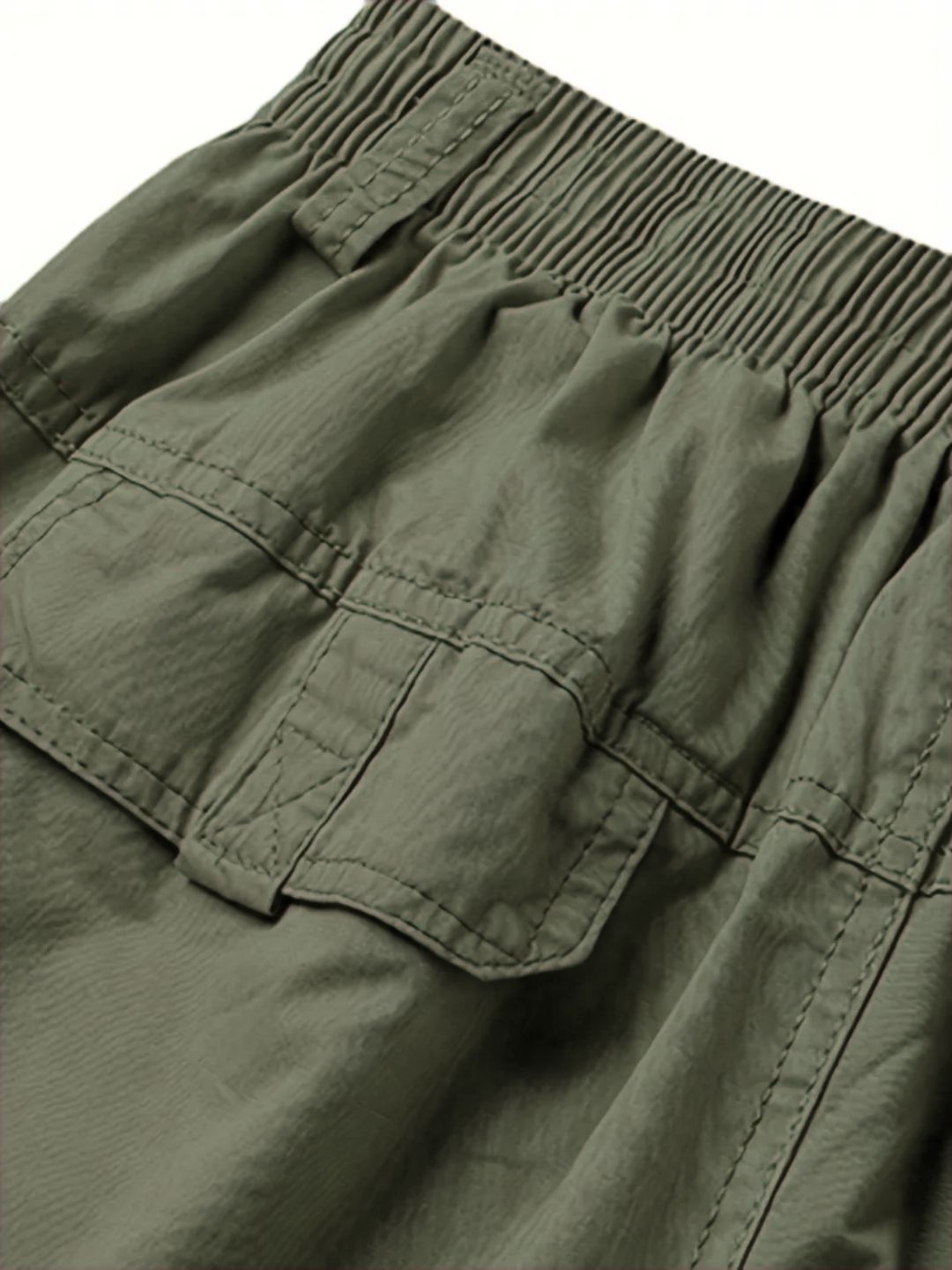Premium Classic Cotton Trousers - Olive