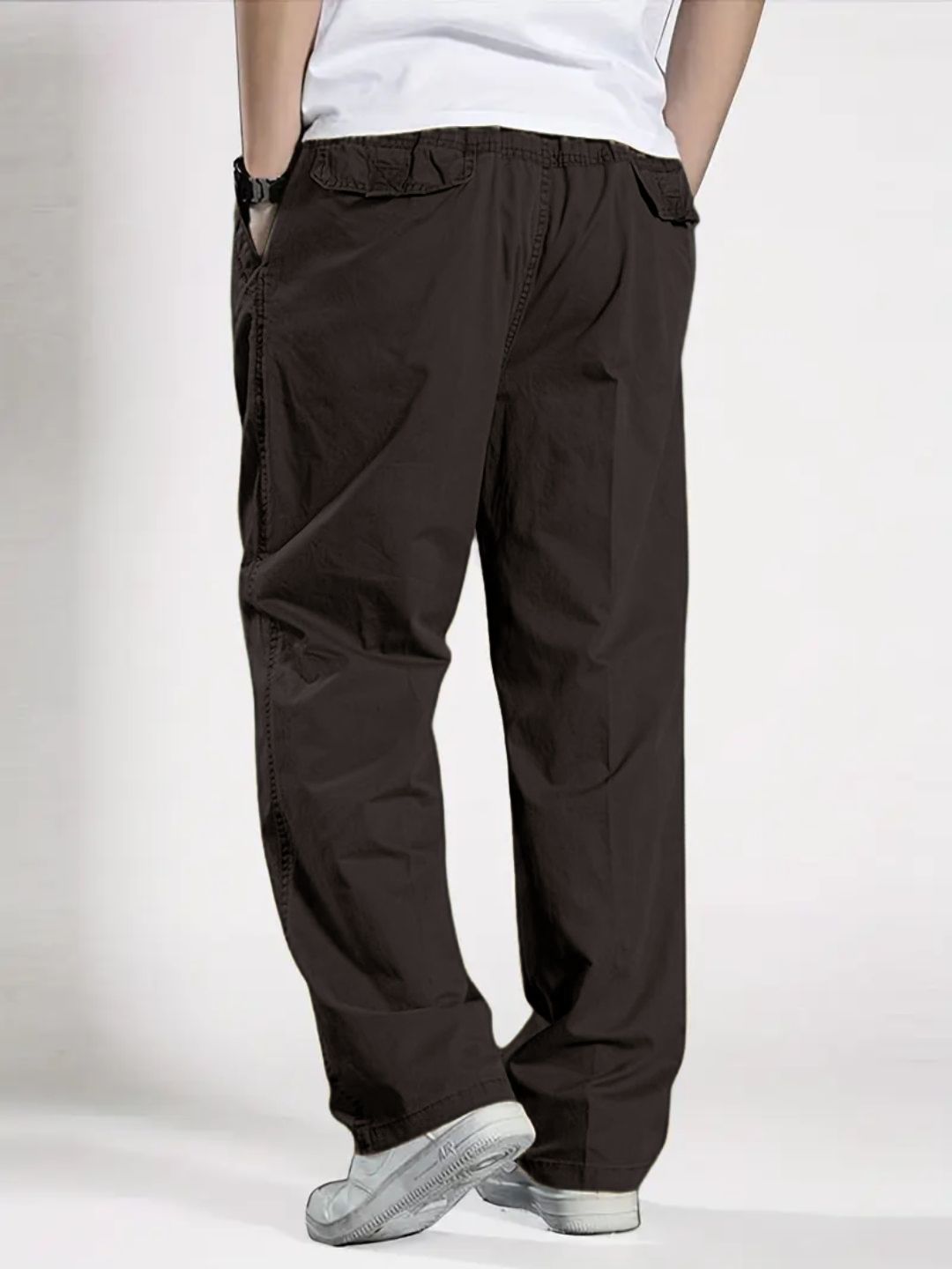 Premium Casual Cargo Trousers - Coffee